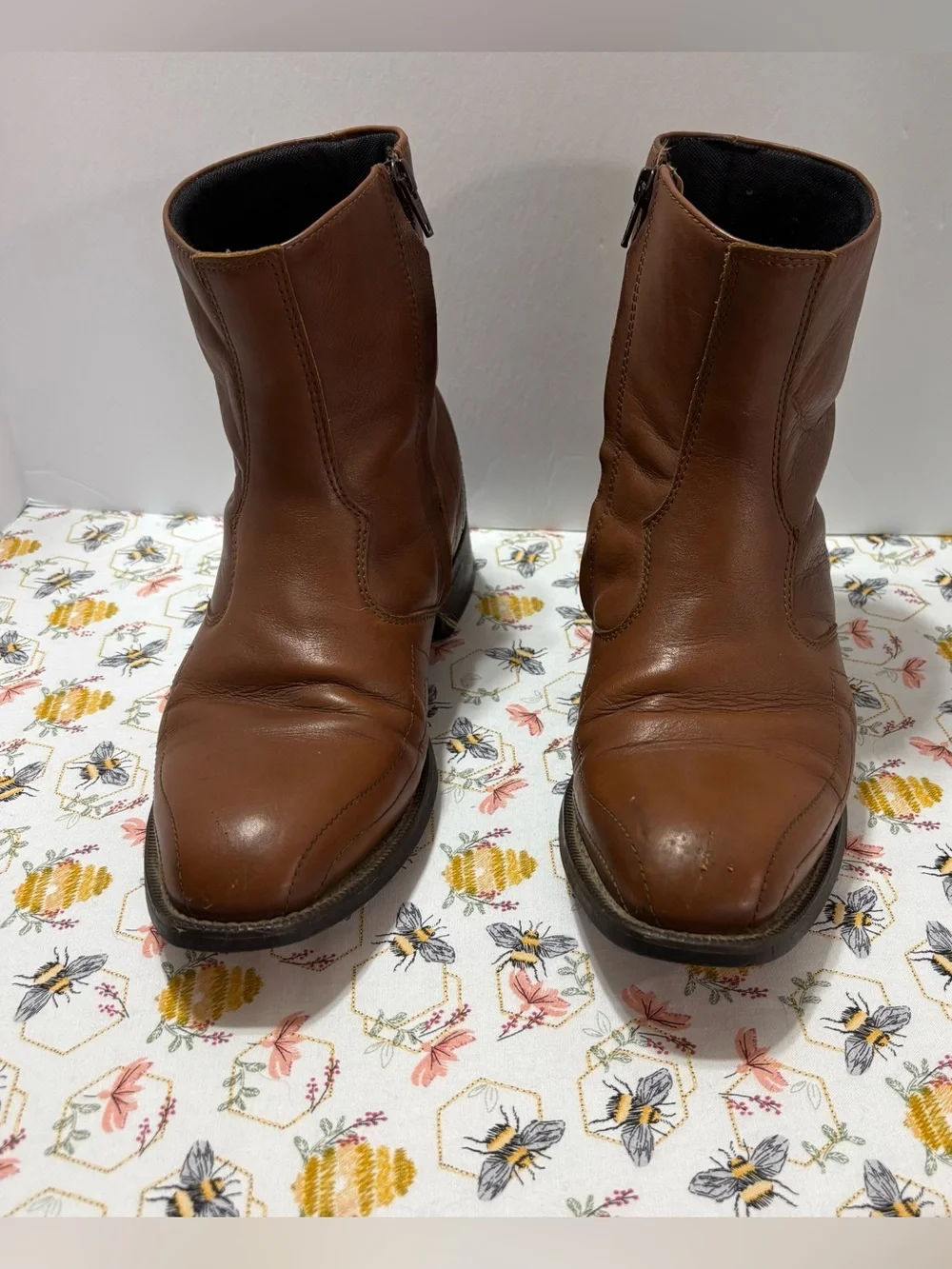 Men's Brown Leather Ankle Boots